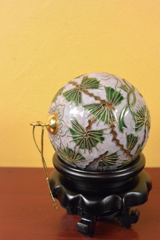 Weihnachtskugel Cloisonné Hirsch 4