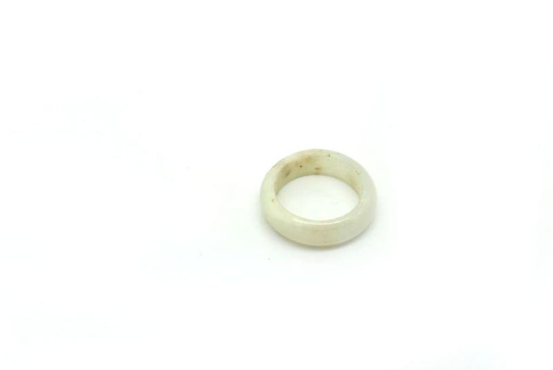 Weiß Jade Ringe 4