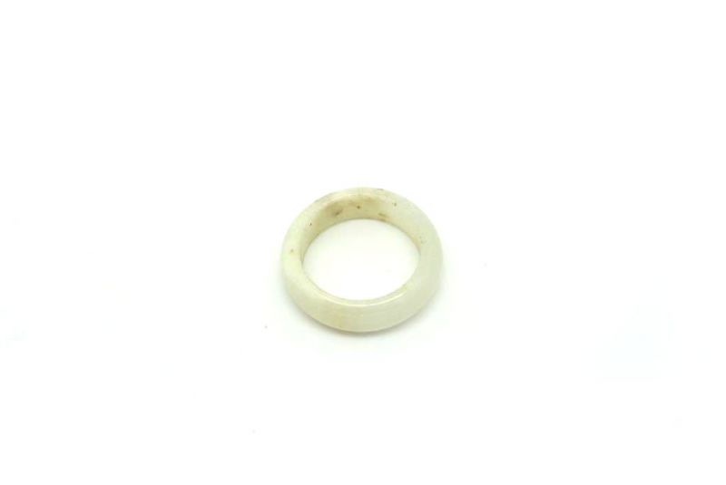 Weiß Jade Ringe 5