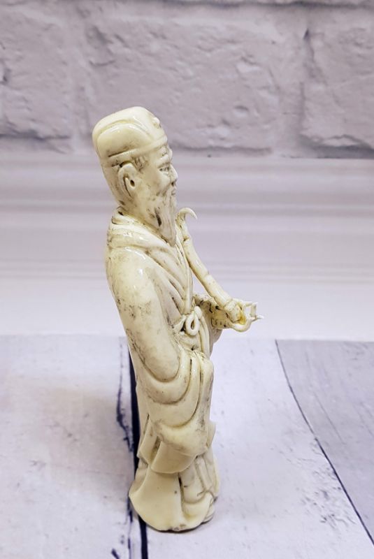 Weiße chinesische Statue - Porzellan Dehua 2