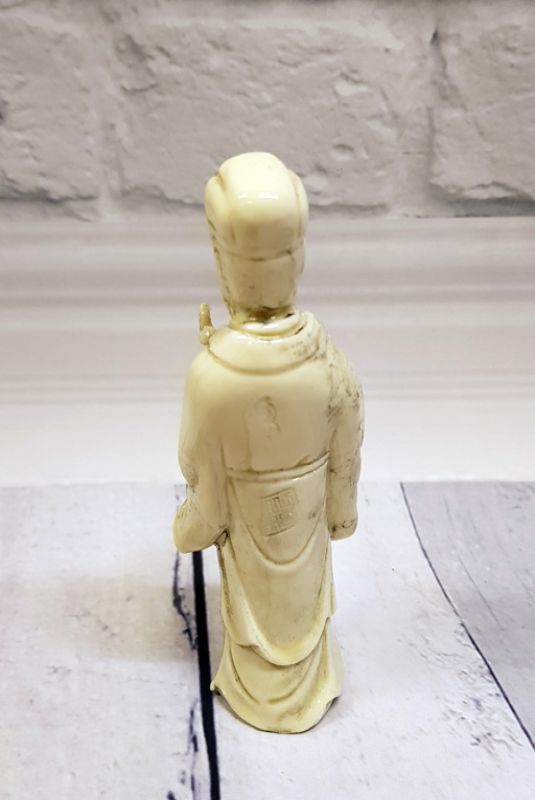 Weiße chinesische Statue - Porzellan Dehua 3
