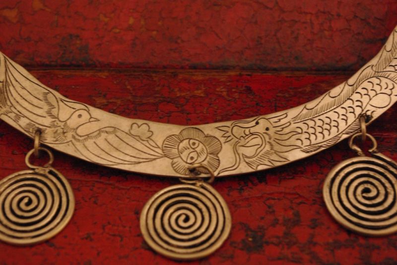 Wendelring 1 Reihe graviert Drache und Phoenix3