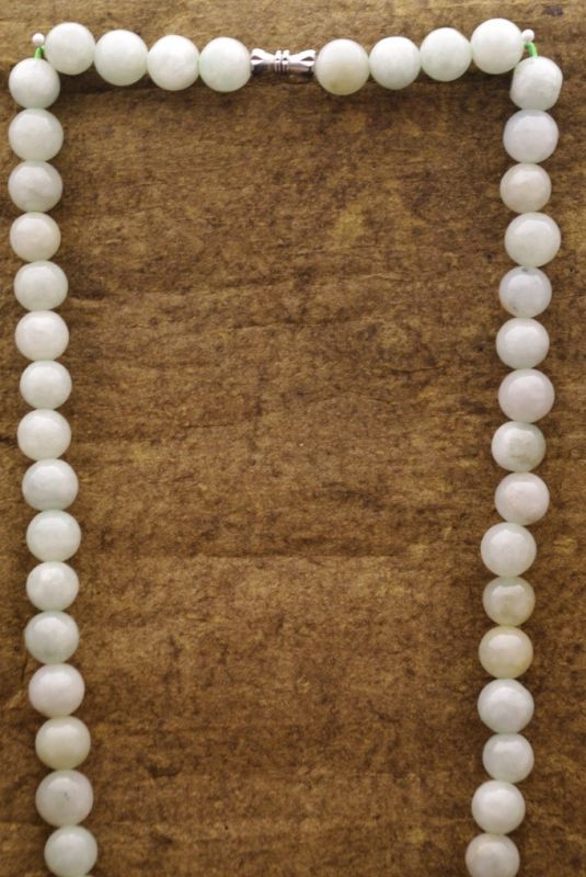 White Jade beads Necklaces 2