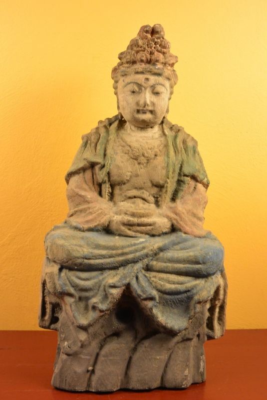 Wooden Small Statue Bodhisattva Samantabhadra 1