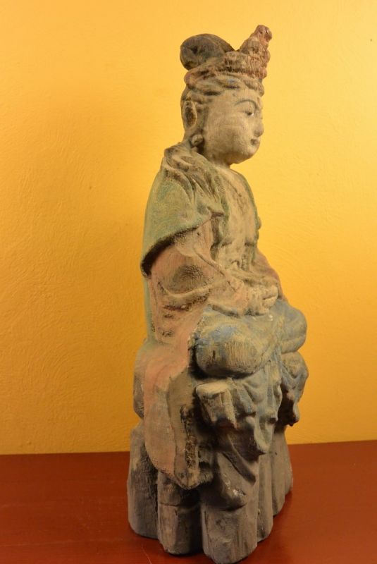 Wooden Small Statue Bodhisattva Samantabhadra 4