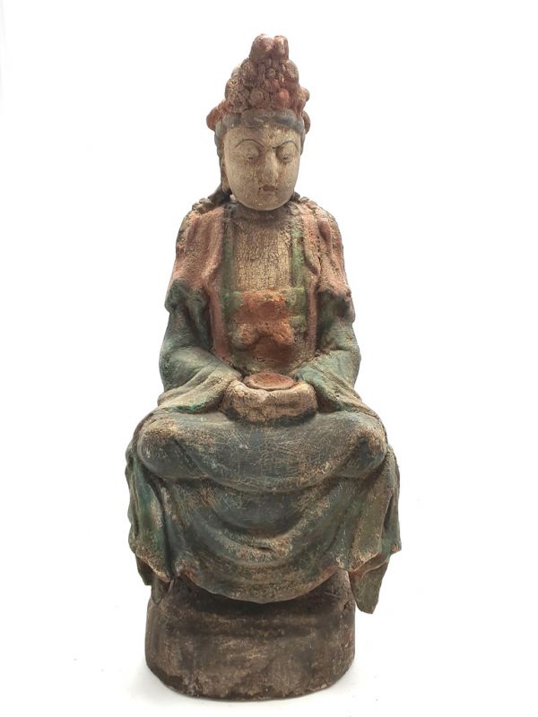 Wooden Small Statue Goddess 1