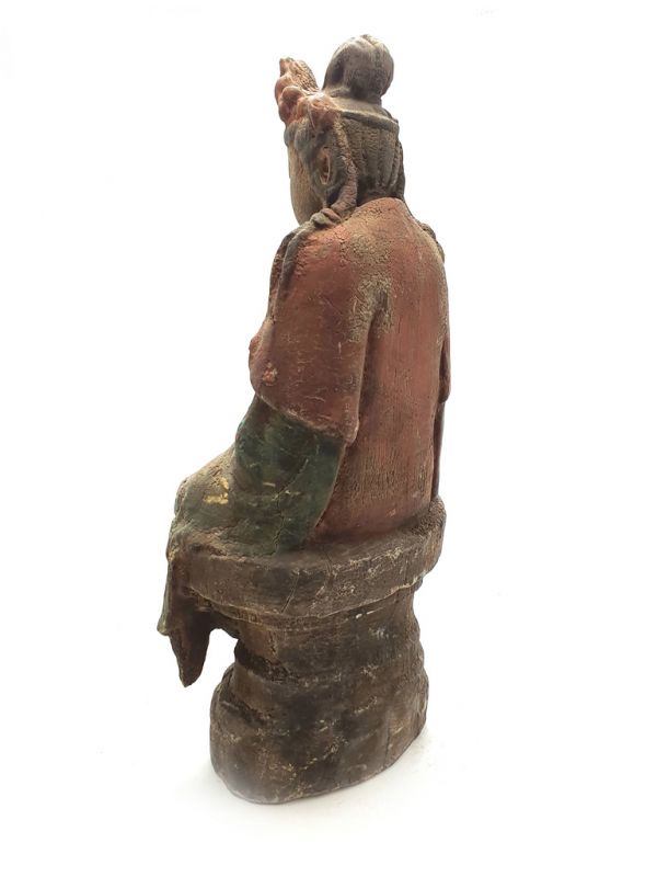 Wooden Small Statue Goddess 5