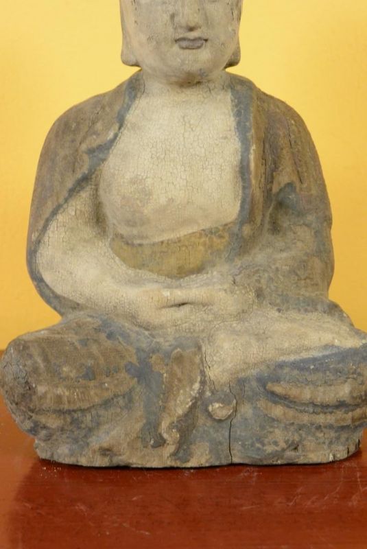 Wooden Small Statue - Little Buddha 3