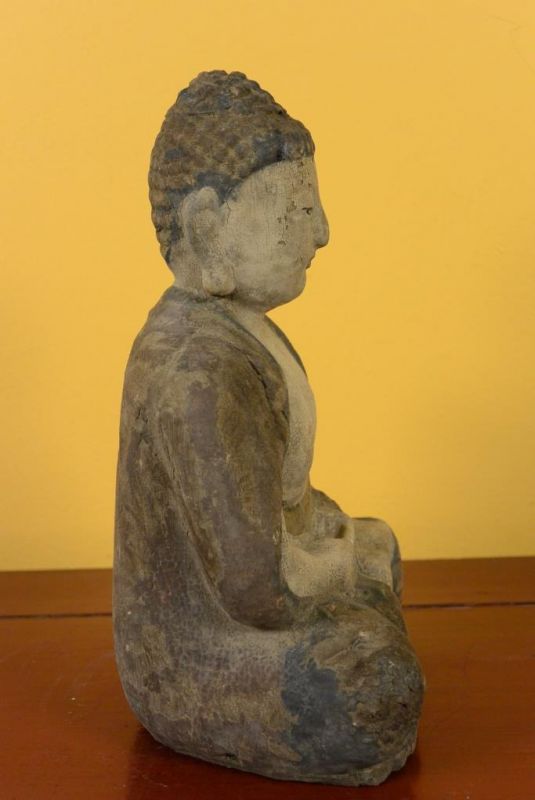 Wooden Small Statue - Little Buddha 4