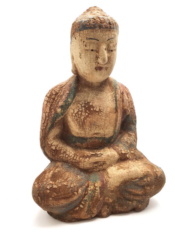 Wooden Small Statue Little Buddha 2