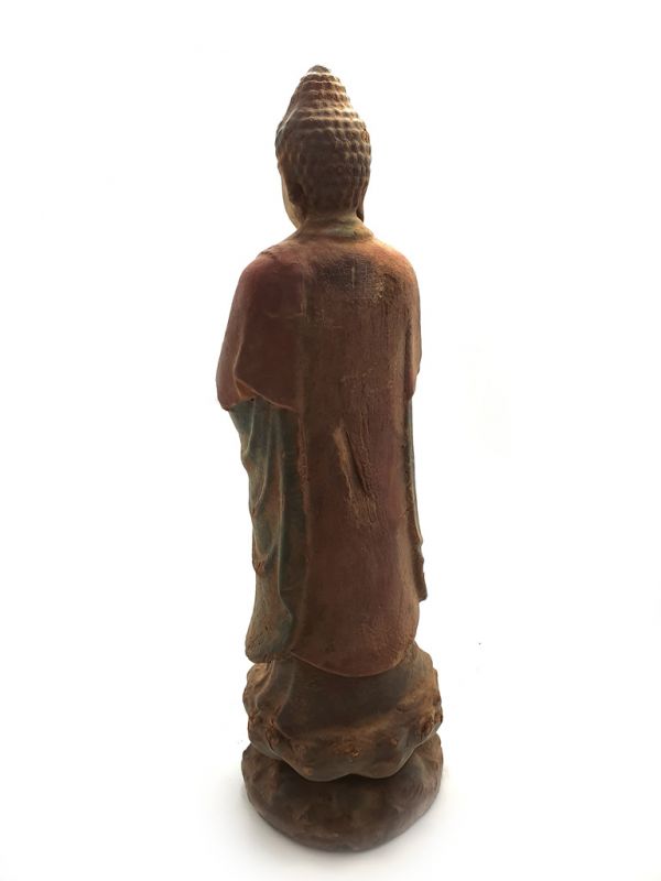 Wooden Small Statue Standing buddha 5