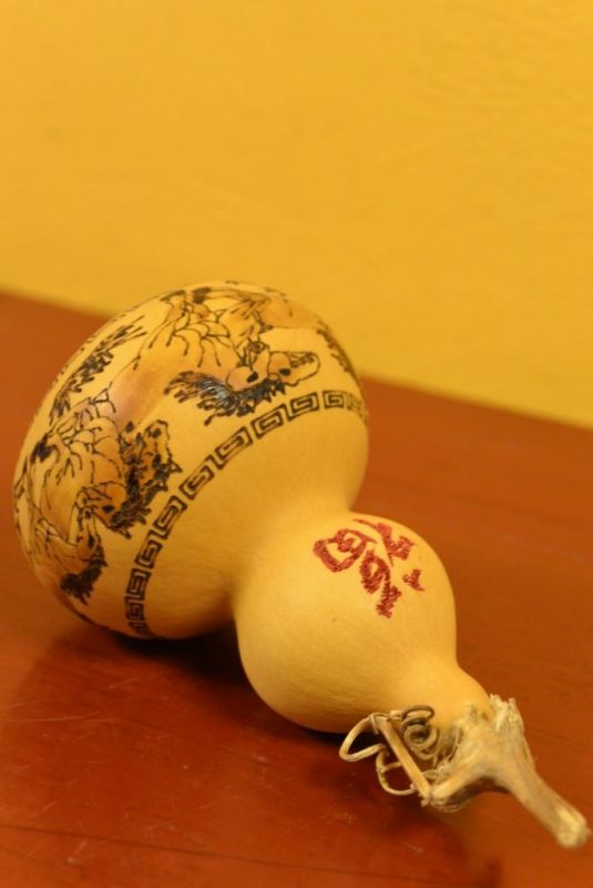 Wu Lou Calabash Feng Shui Pferde 3 4