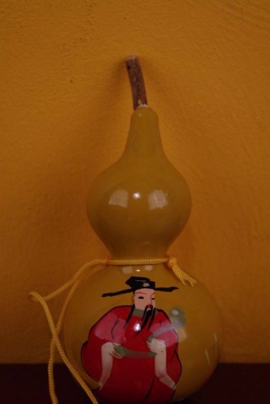 Wu Lou Calabaza Pintado a mano 3
