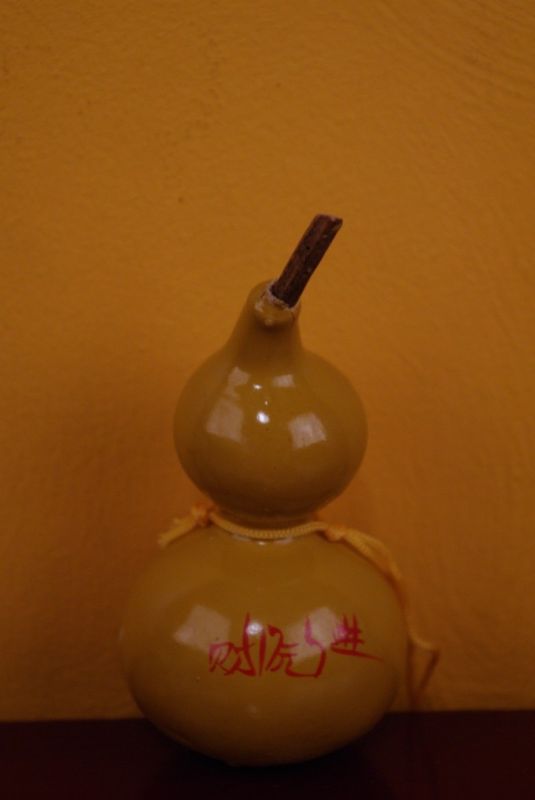 Wu Lou Calabaza Pintado a mano 4